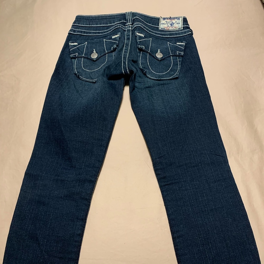 Dark Denim True Religion Skinny Jeans